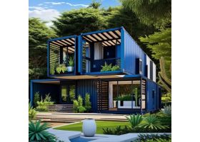 Nhà Container Cấu Trúc Nối 4 Contaier