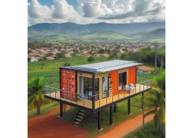 Nhà Container Kiểu Nhà Sàn